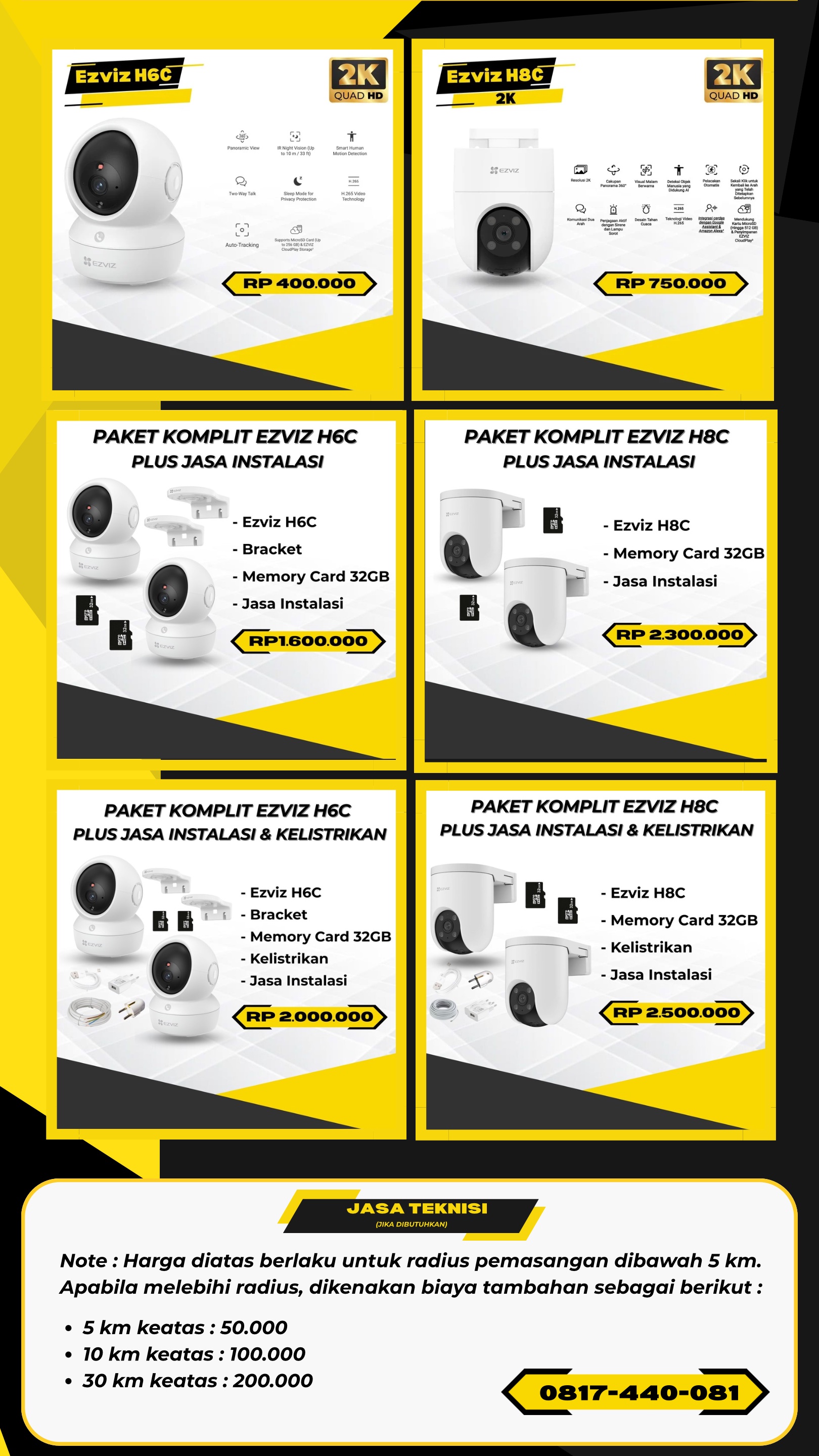 Brosur Harga 4 - Budi CCTV