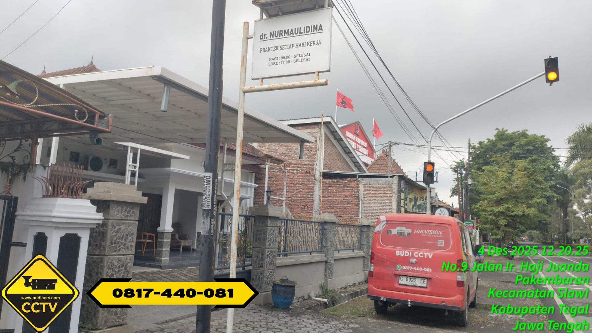 Instalasi CCTV Full HD di Pakembaran Slawi – Layanan CCTV Profesional Tegal