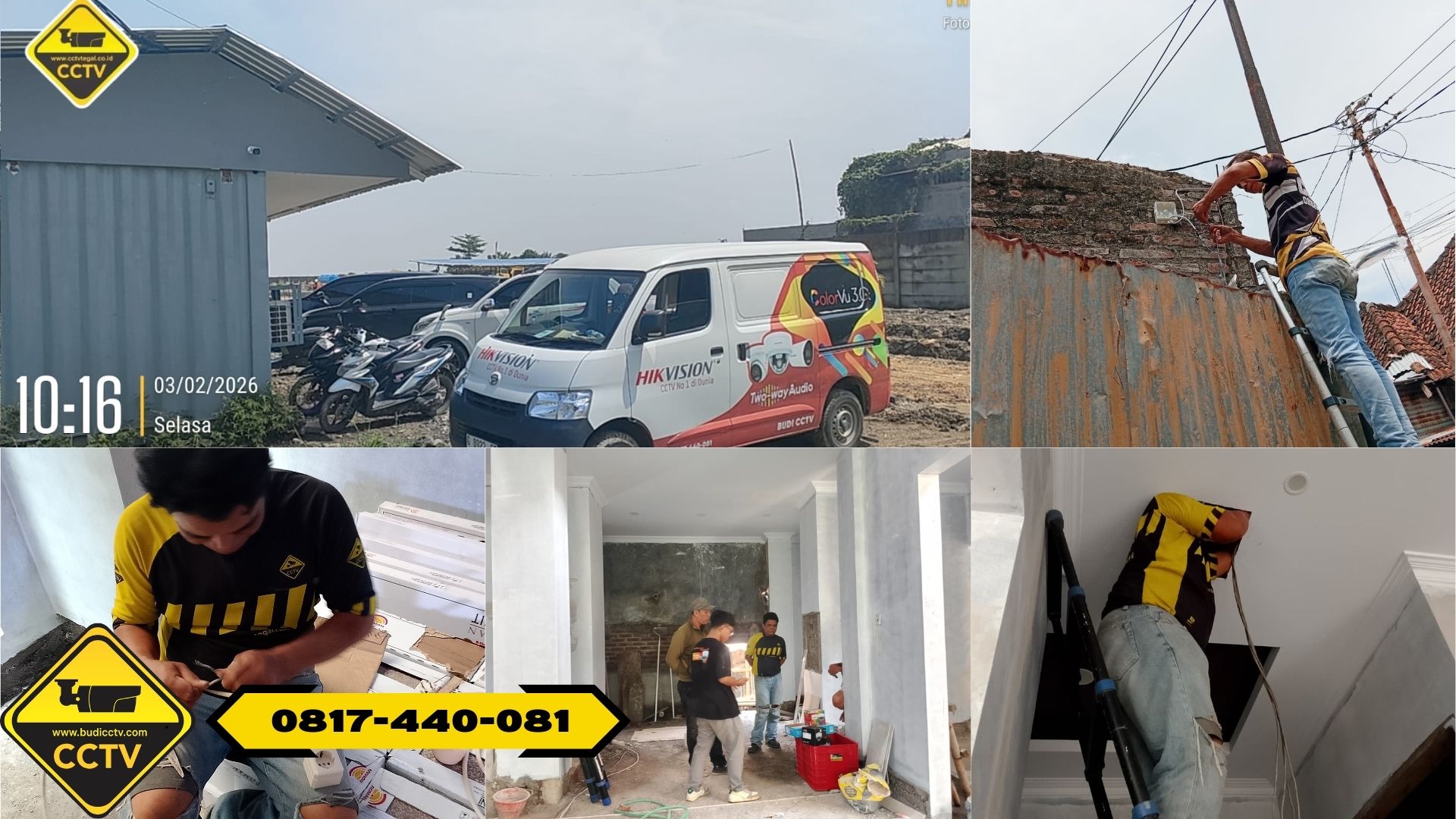 Pengawasan Menyeluruh Area Dapur Produksi Menggunakan CCTV Hilook 12 Channel