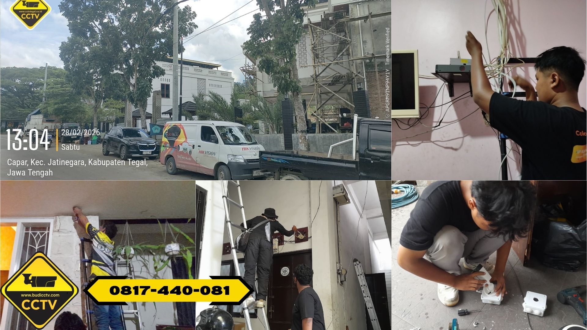 Pemasangan IP Camera Hikvision di Area Project PT Wika Jatinegara Tegal untuk Pengawasan Lebih Efektif