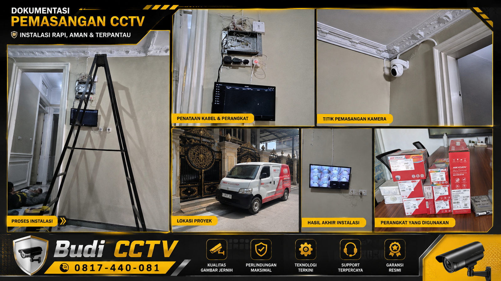 Instalasi CCTV Hikvision Tegal, Awasi Rumah 24 Jam Penuh