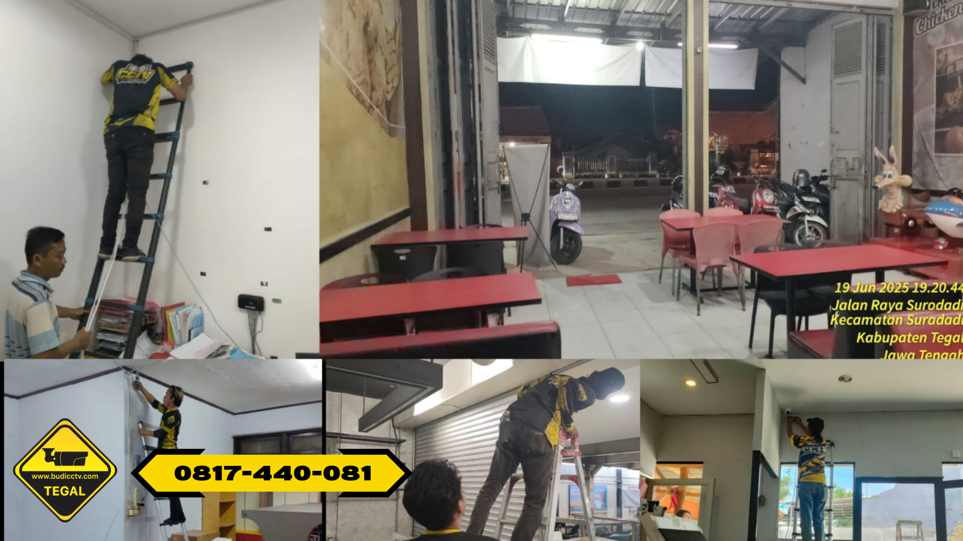 Pasang CCTV Slawi – Keamanan Roket Chicken Lebih Terjamin dengan Instalasi Profesional